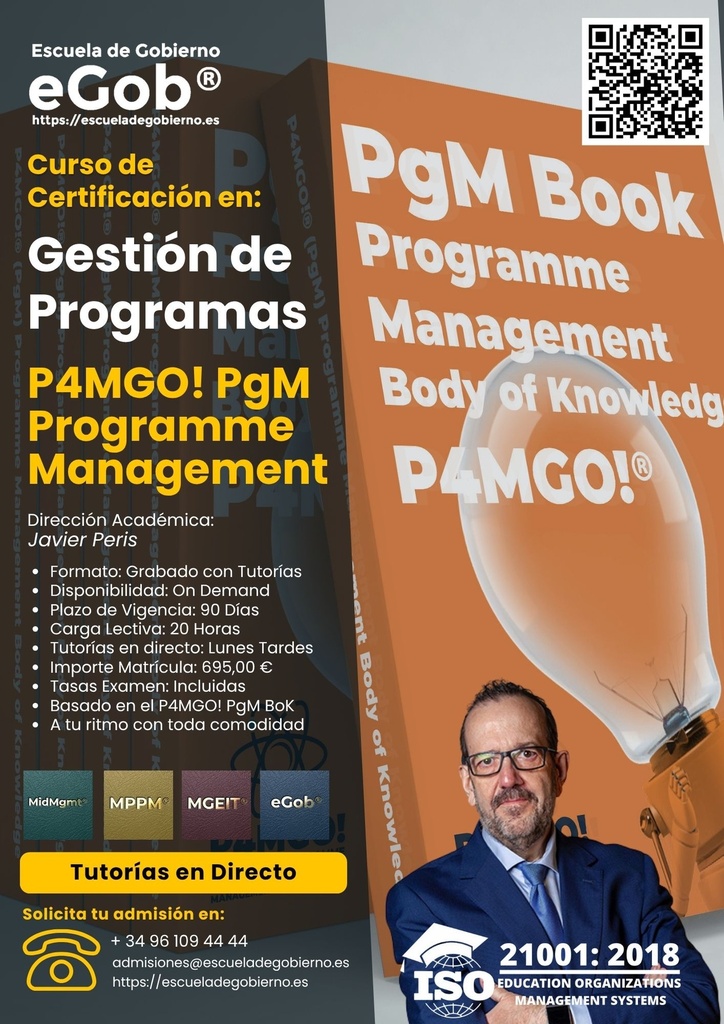 P4MGO!® (PgM) Programme Management