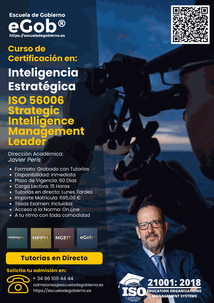 ISO 56006 Strategic Intelligence Management Leader